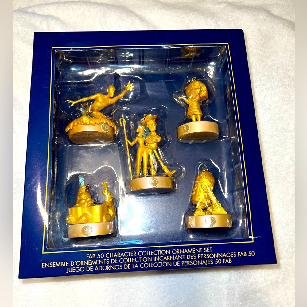 Walt Disney World 50th Anniversary ornament set Hollywood Studios